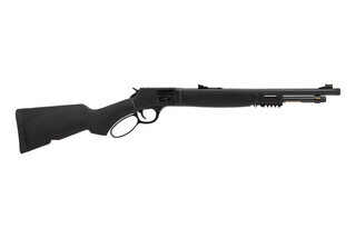 Henry Big Boy Big Boy X Model 44 Magnum tactical Lever Action Rifle with 17.4-in barrel features synthetic furniture and M-LOK/Picatinny mounts.